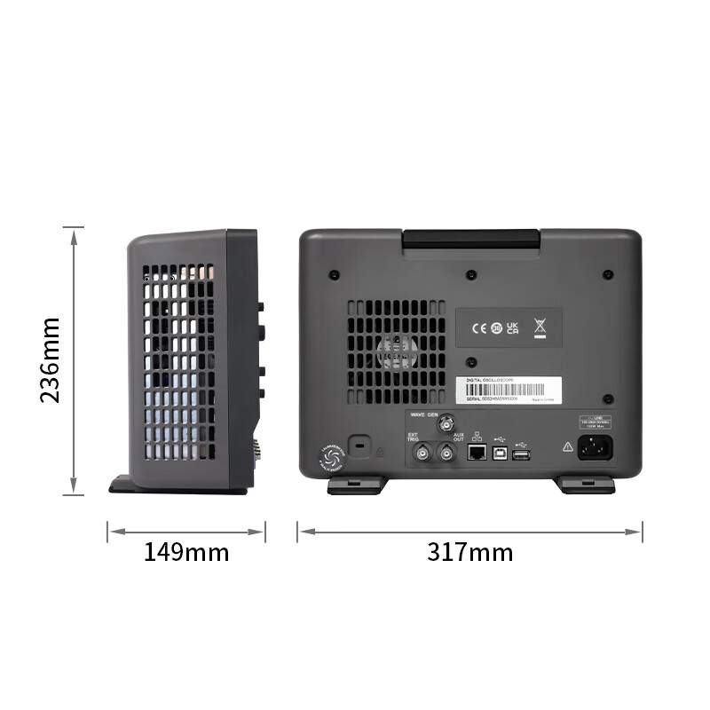 SIGLENT SDS2504X HD digital oscilloscope 500MHz bandwidth 4 channels 2G sampling