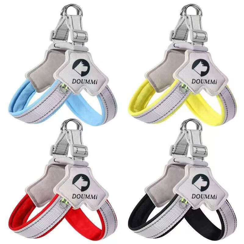 Y-shaped dog harness dog walking leash for Shiba Inu Corgi S recommended 8-12 catties separate pull rope