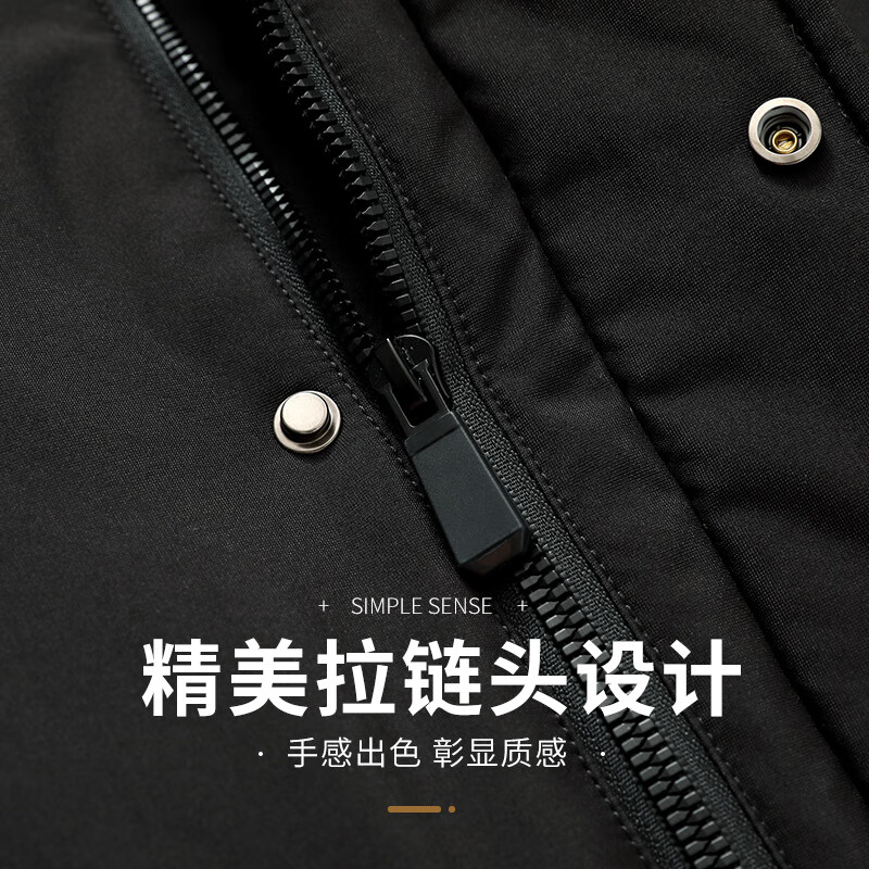 Flying in the Snow 90 Down Jacket Dad's Wear Men's Winter Warmth and Coldproof Wool Collar Middle-aged and Elderly Thickened Jacket 175