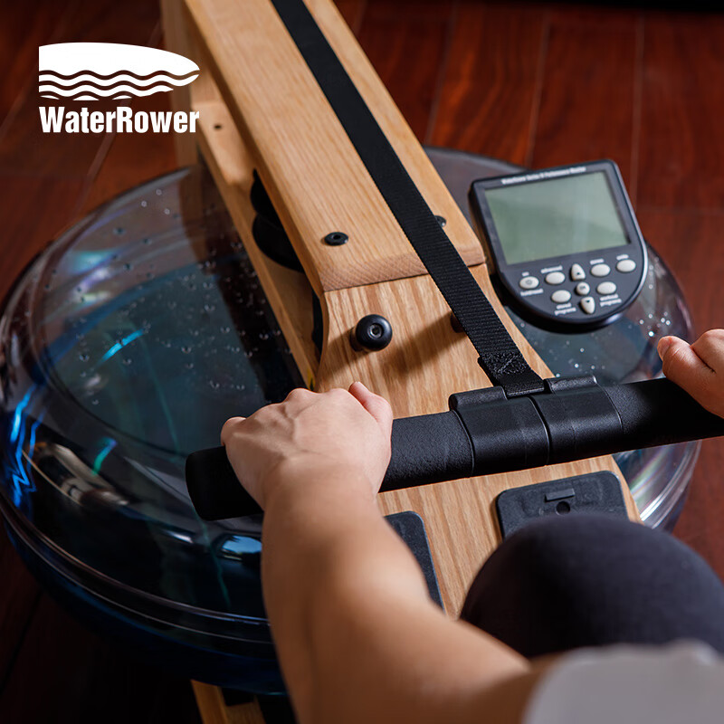 WaterRower Rowing Machine Home Sports Fitness Equipment Indoor Water Resistance Rowing Machine House of Cards SmartRow Smart Set SmartRow Set-Oak