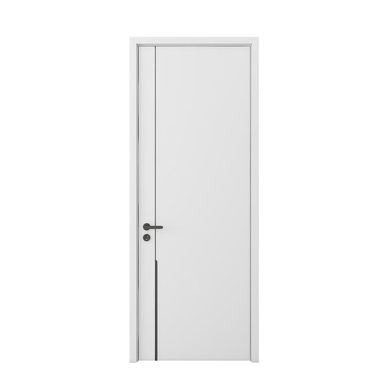 Quanyou Whole House Customized Wooden Door Bedroom Door Simple Paint-Free Flat Door Multi-Layer Solid Wood Indoor Set Thickened Door Cover 1599/昘 (Contact customer service for specific plans)
