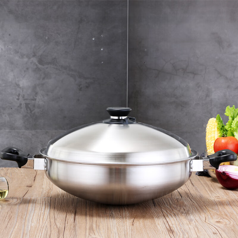 COOKER KING launches new Amway Queen pot set stainless steel frying pan milk pot steaming soup pot two 6l soup pot