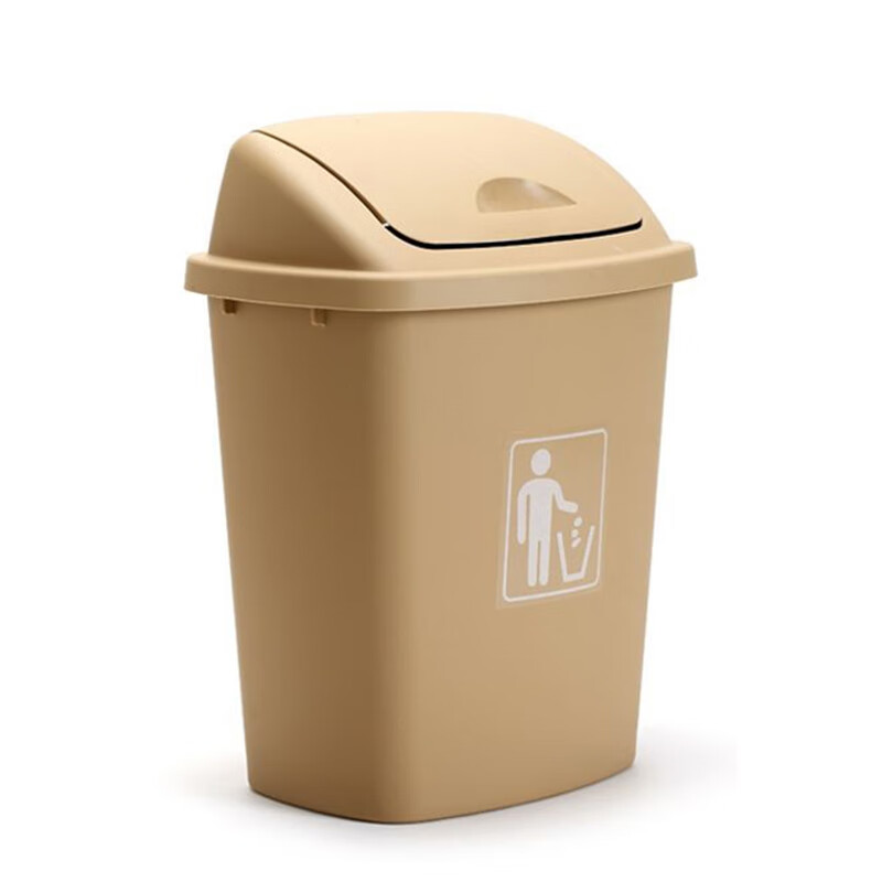 Su Shi YJ-A152 60 liters thickened dustbin with lid (price unit) khaki