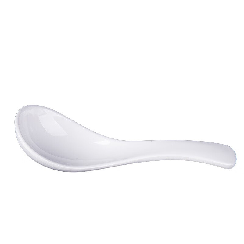 Shiyong melamine small spoon canteen restaurant hotel imitation porcelain plastic small spoon spoon 10 pieces SY-5006