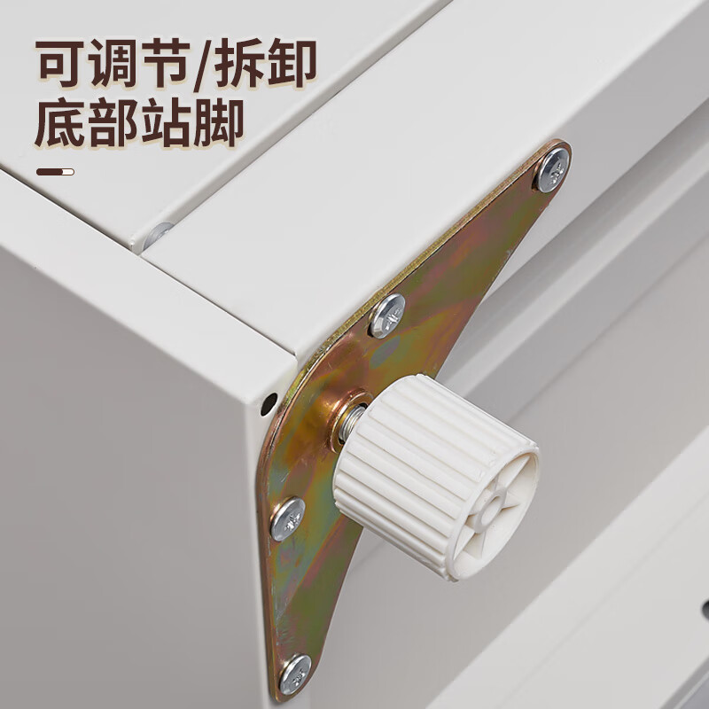 Steel storage cabinet integrated wall-mounted household living room balcony sundries storage cabinet deepened large capacity iron cabinet 1640 height * 500 width * 400 depth mm single door horizontal panel 0.7mm