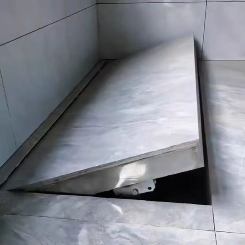 Yangtepai electric basement hidden door indoor cellar hidden door invisible single-opening manual folding upward flip patio door custom-made