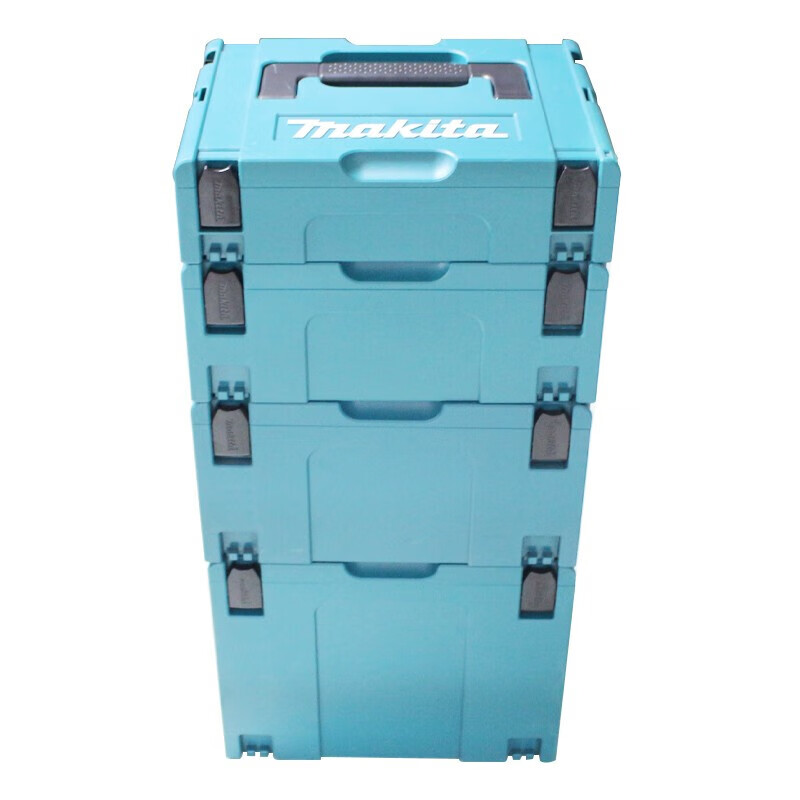 Makita (MAKITA) tool box combination box large car storage box tool box plastic carrying box No. 4 quick connection box 199855-9
