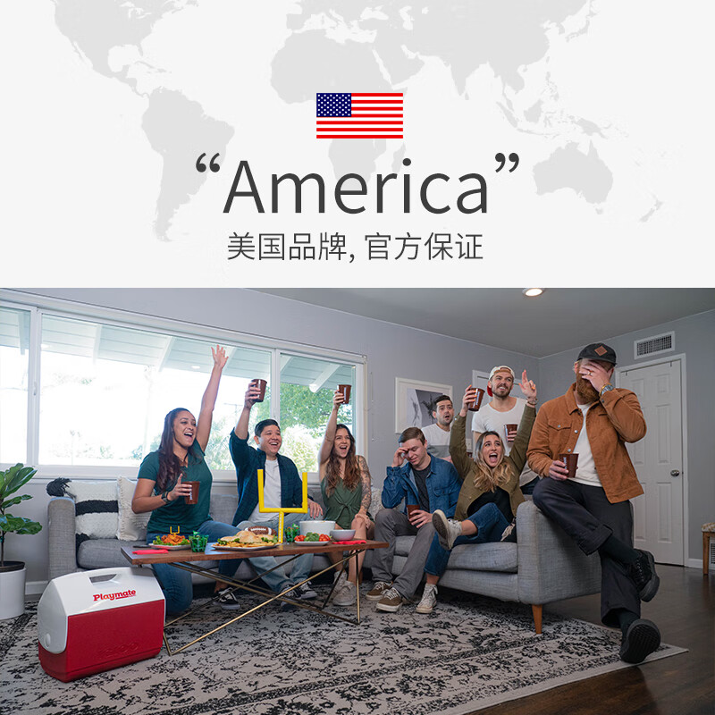 IGLOOIGLOO imported outdoor mini incubator car-mounted breast milk food and medicine insulation and fresh-keeping camping refrigerator 6L portable 6L-red