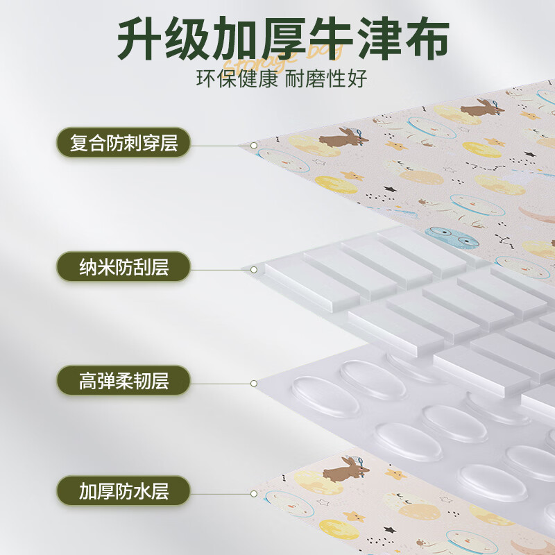 GUYN Large Capacity Oxford Cloth Quilt Storage Bag Clothes Quilt Duffel Bag Moving Organizer Packing Bag Student Living on Campus Space Bear Gray Extra Large (57*26*50cm) Moving Living on Campus