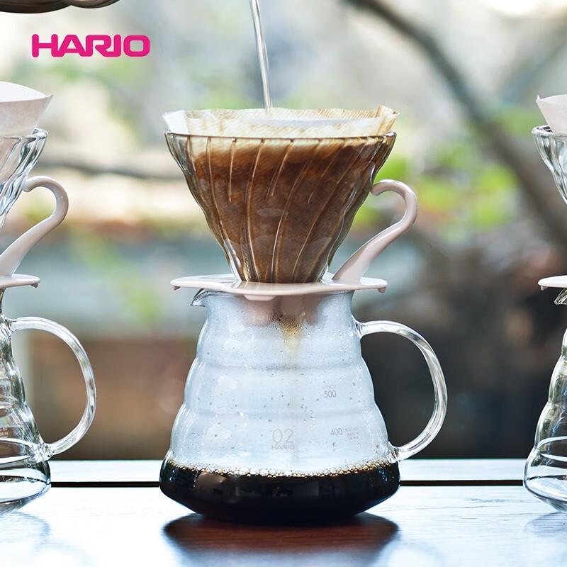 HARIO original imported coffee pot heat-resistant glass coffee set hand-brewed coffee sharing pot hand-brewed pot 600ml