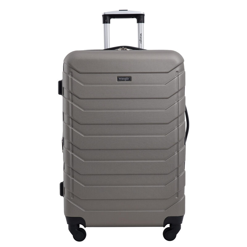 Travelers Club 4-piece travel luggage set, hard-shell trolley suitcase, portable storage cube, universal style