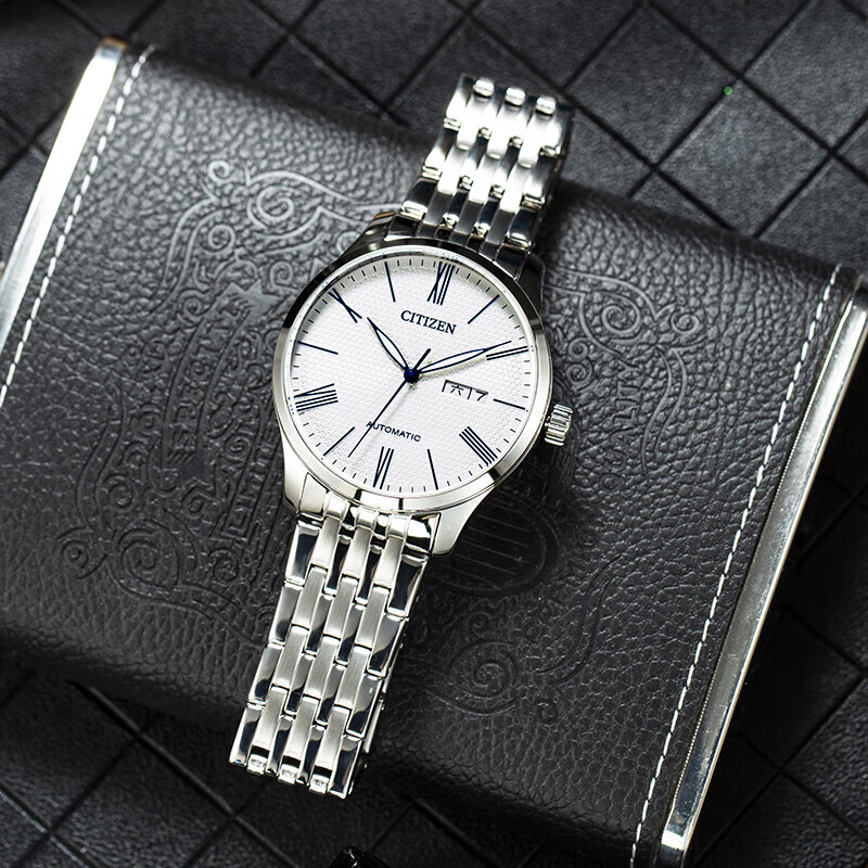 CITIZEN mechanical movement business casual simple classic waterproof men's watch NH8350-59B
