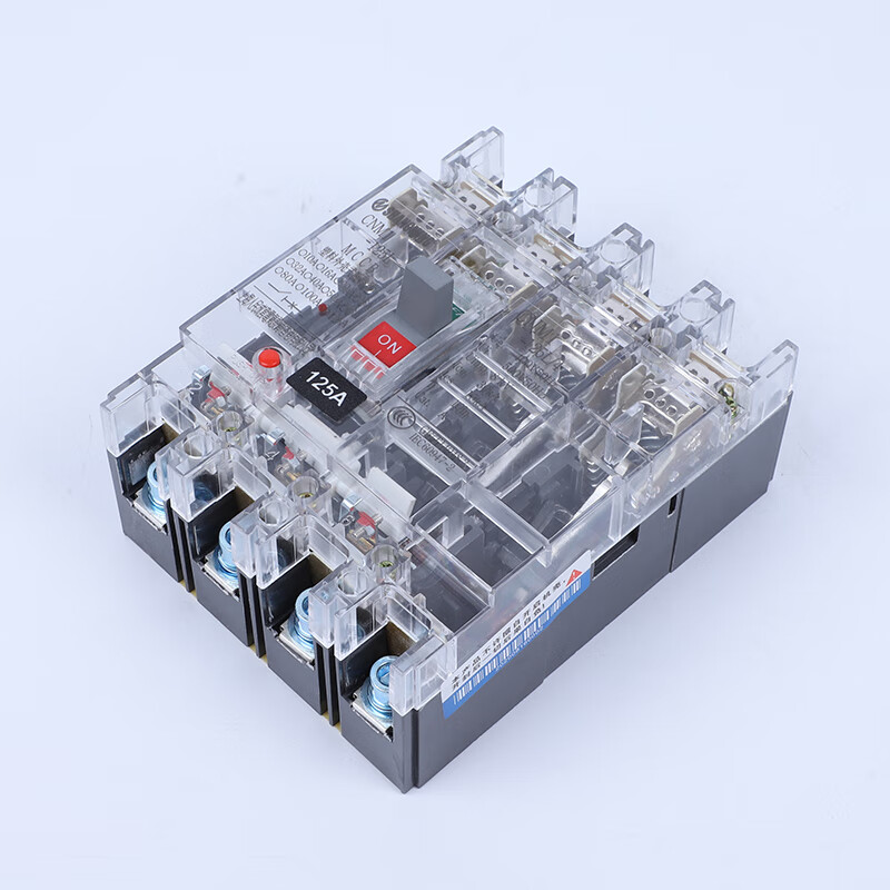 Chint (CHNT) Shanghai People's CM1 circuit breaker 100a160Aa250a400a transparent shell air open 3P 160A