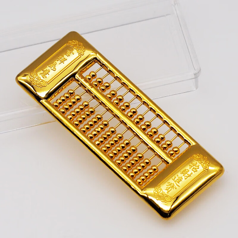 Fengzexi pure gold abacus beads can be rotated to attract wealth, investment, gold collection, gold ornaments, 28 grams, 15 days for consultation and ordering