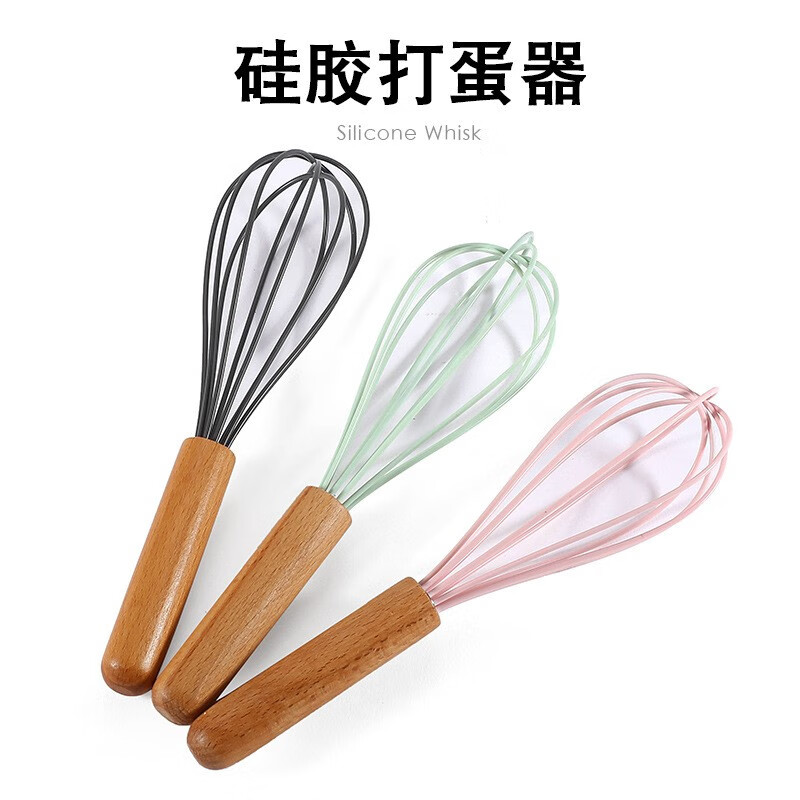 Rexton metal handle manual egg beater kitchen egg stirring rod batter cream mixer baking tool 6-inch steel handle egg beater