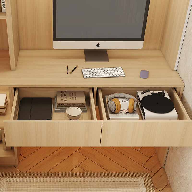 Quanyou Quanyou whole house customized tatami bed desk wardrobe integrated small space bedroom storage cabinet multi-functional furniture Earnest money (calculated based on projection, please contact customer service for details)