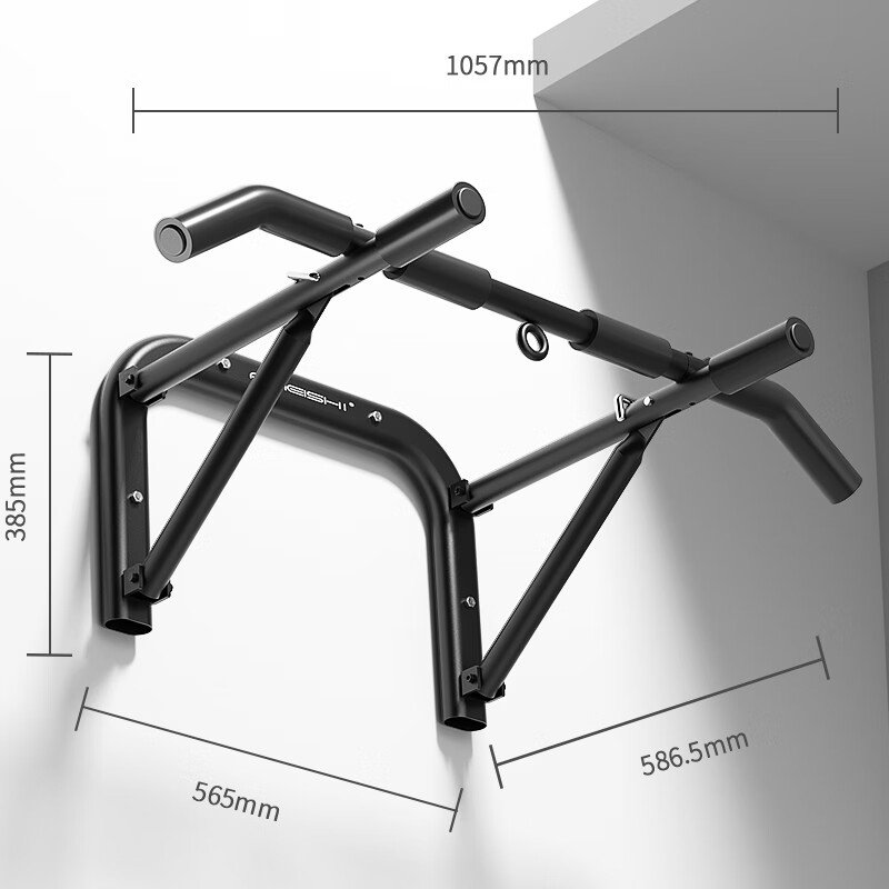 AiMeiShi wall horizontal bar indoor pull-up punched fixed wall sandbag shelf home fitness equipment foldable