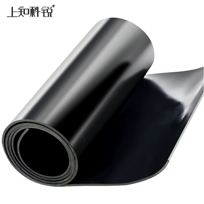 Insulating rubber pad black flat thickness 3mm 5kv 1m*1m high voltage insulating pad power distribution room insulating floor mat rubber pad black 5kV 5 days KR-JYJD-3-5kV