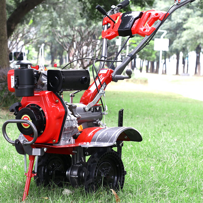 Indel micro tillage diesel engine cultivator rotary tiller agricultural weeding and loosening machine plowing machine plowing machine