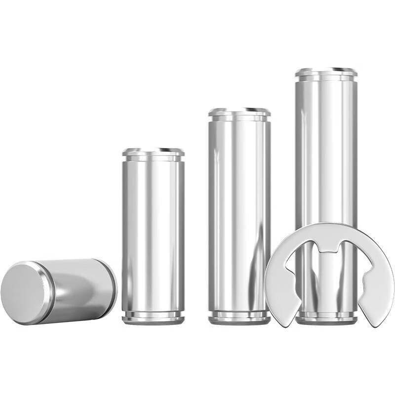 Tianzhuo Hardware 304 stainless steel slotted pin two double-head circlip pin positioning cylindrical plug pin M3M4M5M6M8-M12 M5*30 (5 sets)