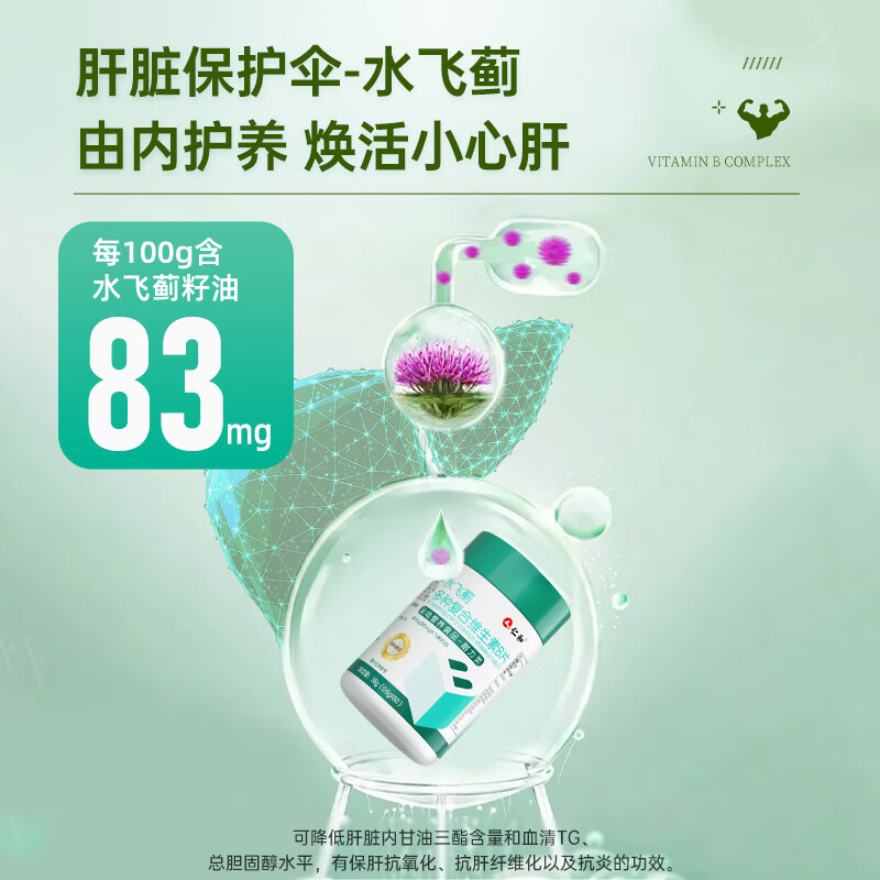 Renhe b complex multivitamin b tablets 60 tablets for men b1b2b6b12 genuine official flagship store exclusive