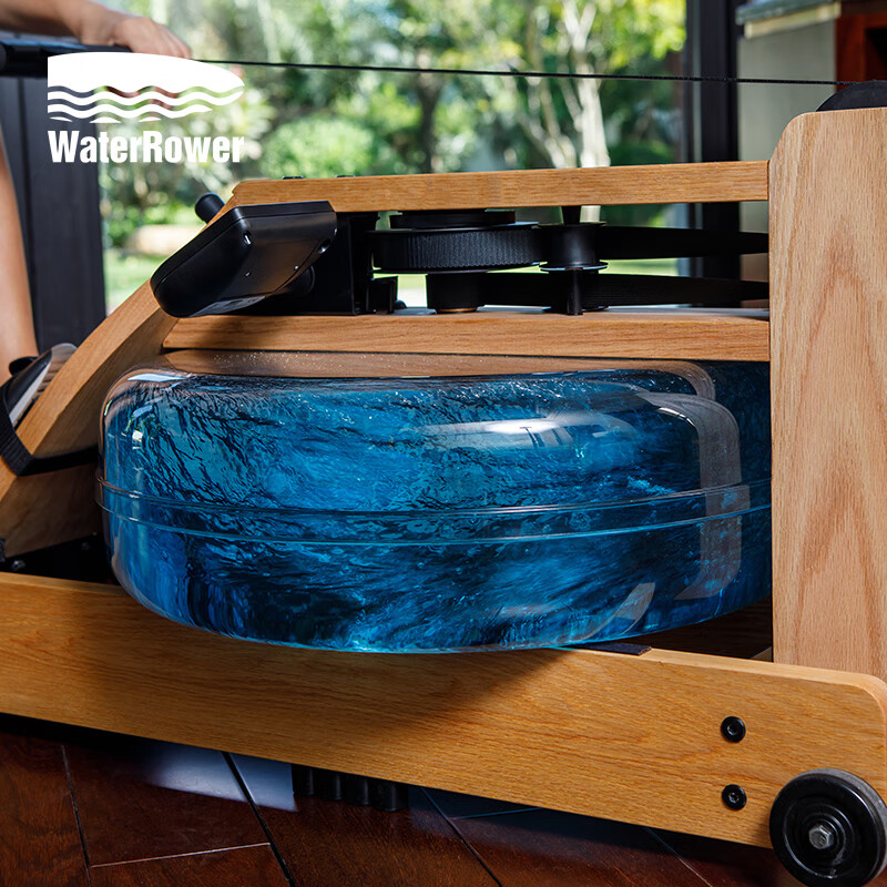 WaterRower Rowing Machine Home Sports Fitness Equipment Indoor Water Resistance Rowing Machine House of Cards SmartRow Smart Set SmartRow Set-Oak