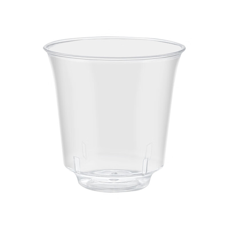 Rice rattan disposable cup 130ml thickened hard plastic transparent high-end aviation cup food-grade tea drink wine cup 100ml disposable wine cup 5 packs 150 pieces in total high-end aviation cup quality guaranteed to compensate for damage