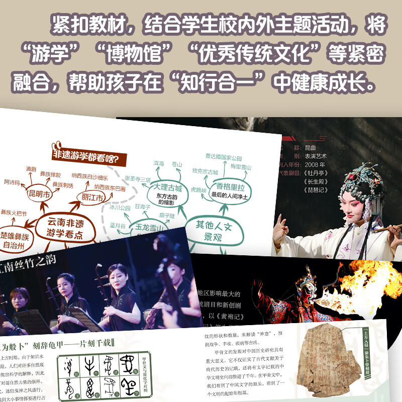 Traveling around China with children on study tours, humanities, geography and archeology museums and other themes, 5 volumes of travel encyclopedia