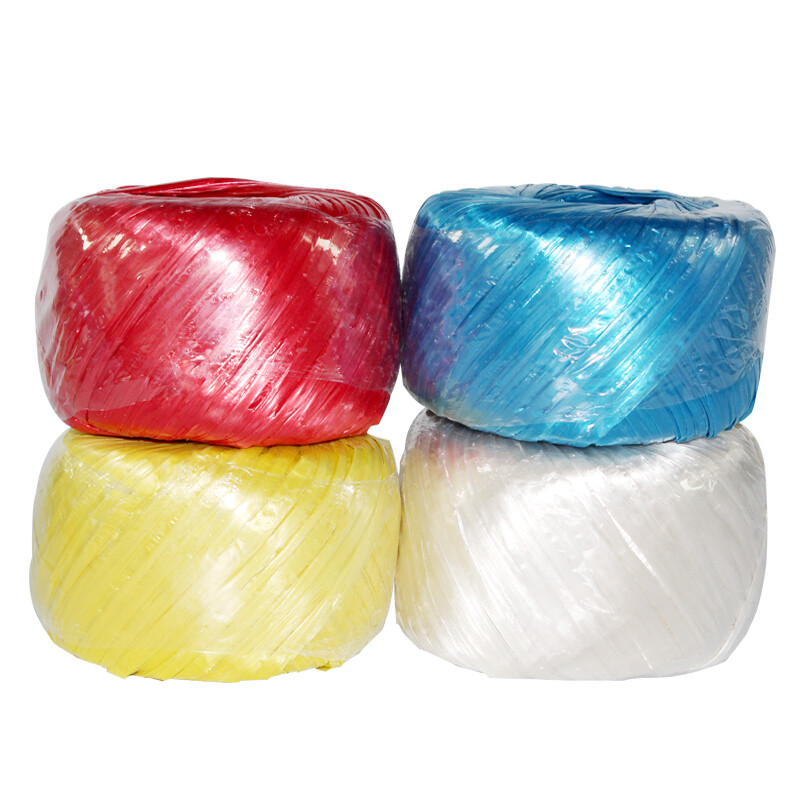 Baopinfang large roll of 100 meters plastic tear rope, packing rope, strapping rope, packaging rope, plastic rope, strapping tape, nylon rope, white (single roll)