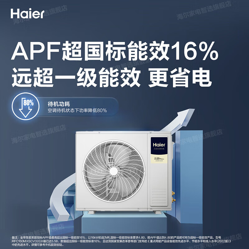 Haier central air conditioner Yunshu Pro+ net energy-saving one-to-four household multi-split one-to-five duct machine one-to-six fully DC variable frequency embedded long-lasting formaldehyde removal whole house purification 4 hp first-class energy efficiency New product Yunshu Pro+ one-to-three fast and long-lasting formaldehyde removal
