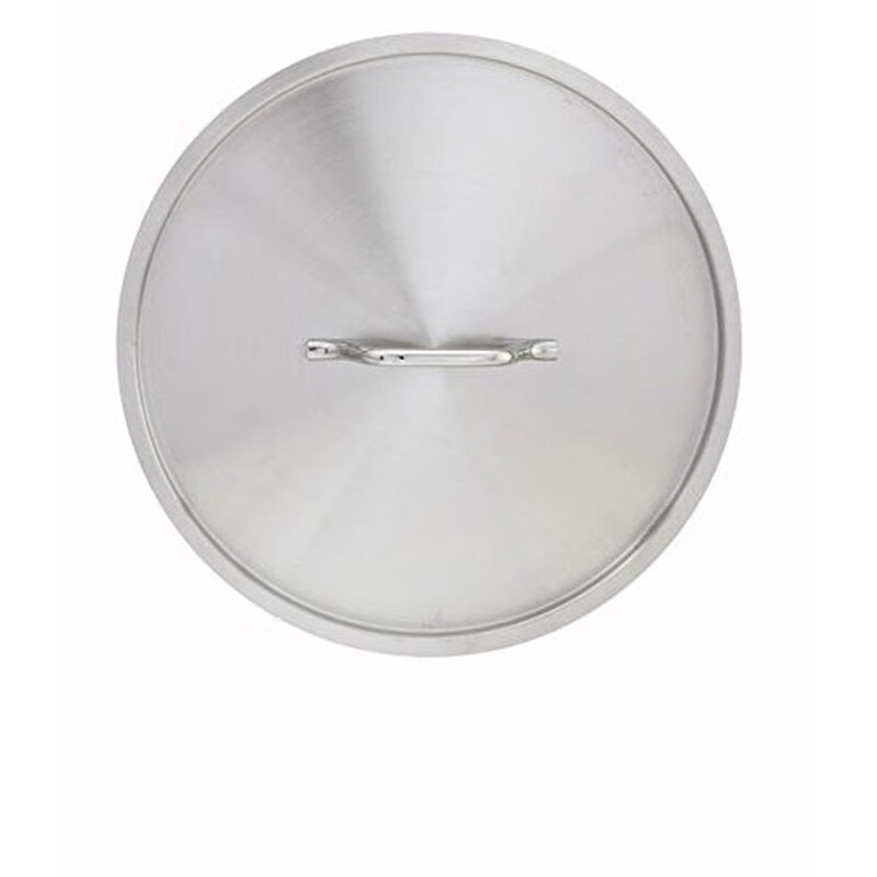 Winco 20 quart stainless steel pot lid 30cm round for kitchen use
