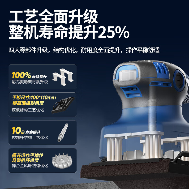 Dongcheng sandpaper machine electric sander putty polishing machine painted wood polishing metal S1B-FF03-110 100S