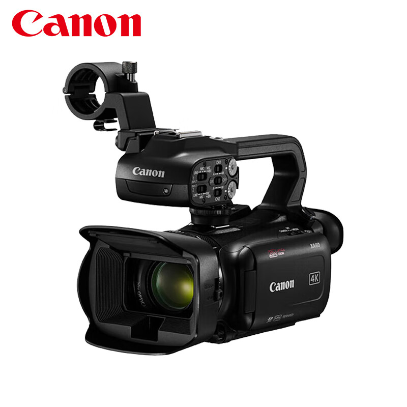 Canon camera, professional high-definition 4K digital handheld camcorder, home conference live broadcast photography 4K high-definition camera, Canon XA60 camera, package three, including 256G high-speed card ~ photography reflector ~ Canon backpack