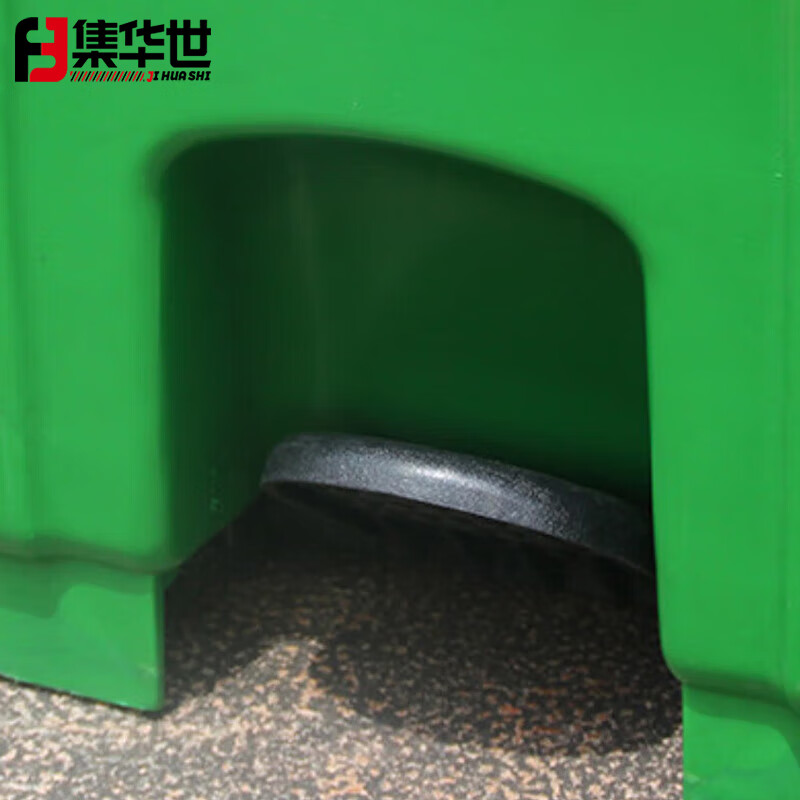 Outdoor sanitation classified garbage can with cover and wheels JHS-1013 yellow 240L