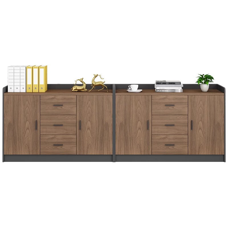 Huili custom-made custom size and color office low cabinet printer storage cabinet tea cabinet file storage cabinet tool cabinet size 2-door low cabinet