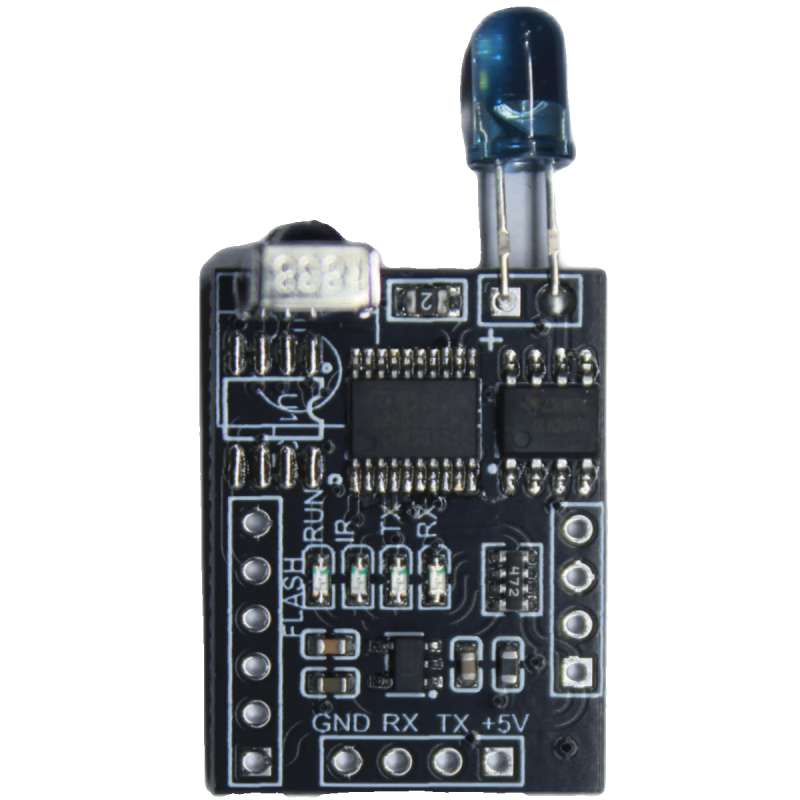 Maixinyi serial port infrared learning module remote control codec supports air conditioning control DIY smart home Flash storage chip (firmware downloaded - required