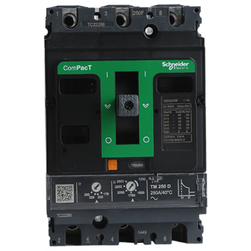 Schneider molded case circuit breaker NSX series 100NFH160NFH250NFH400NFH630NN NSX100TMD25A H70KA3P