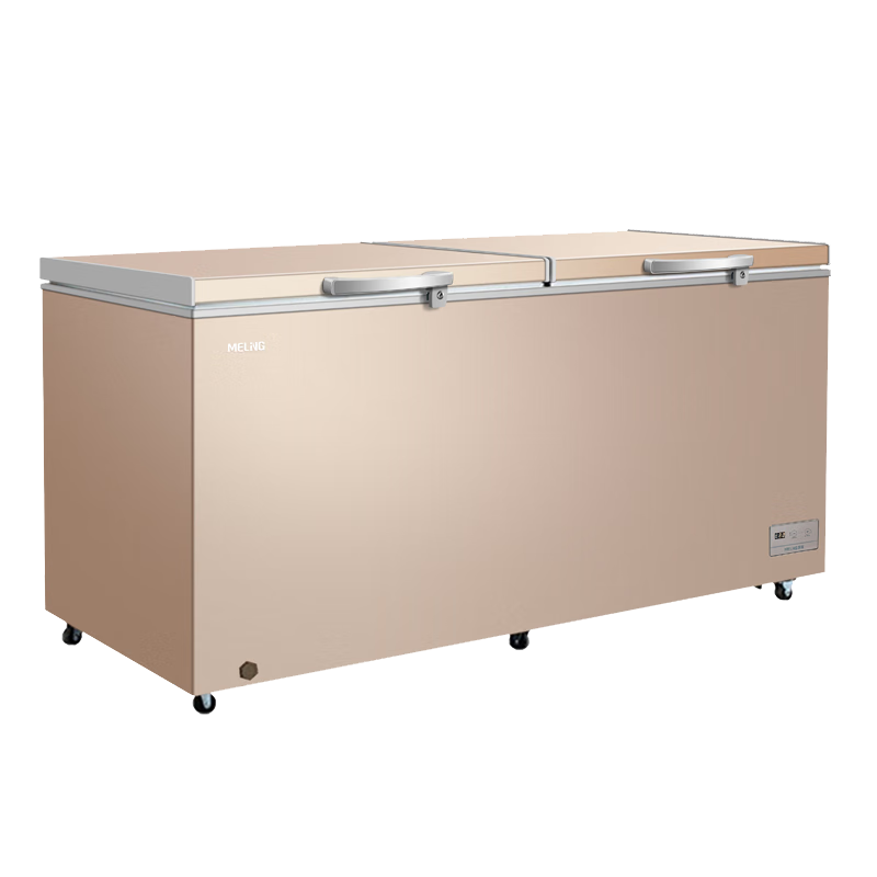 Meiling (MEILNG) - 40 degrees deep cooling horizontal commercial large capacity freezer deep freezing quick freezing single temperature refrigeration freezer quick freezing supermarket 1L 739 liters - 40 degrees deep cooling quick freezing - electronic control - steel