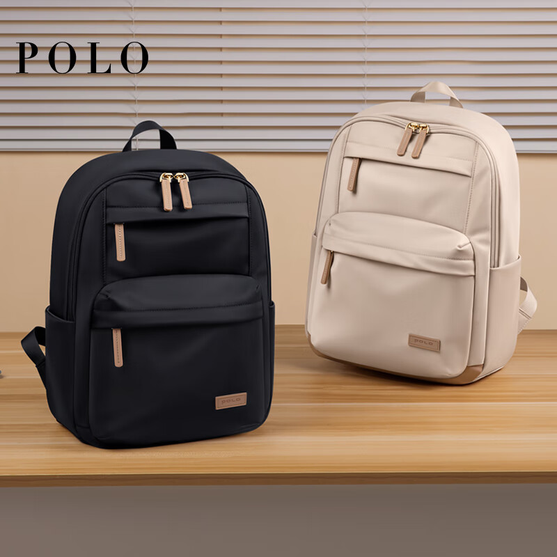 POLO Backpack Computer Bag Women's 14/15.6 Inch Laptop Backpack Business Travel School Bag Birthday Gift Men