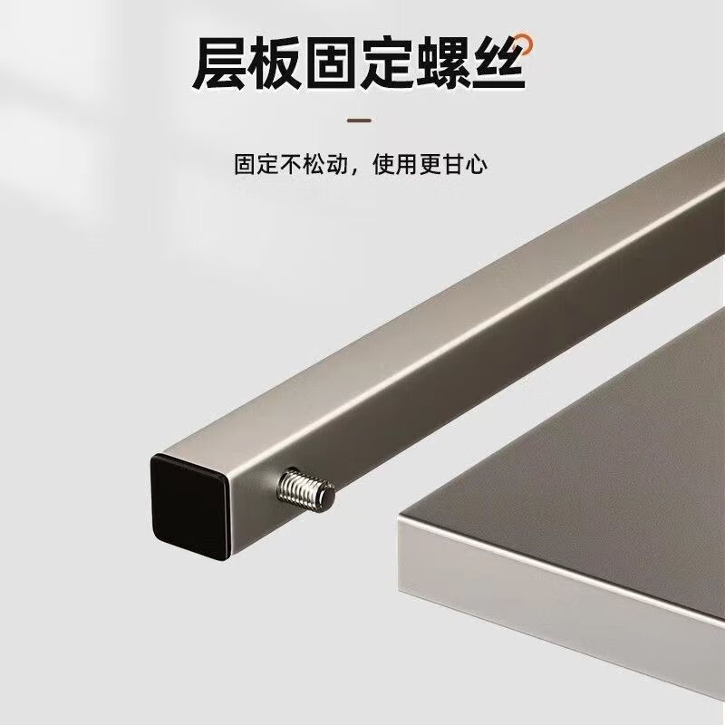 QCSK Microwave Oven Storage Rack Kitchen Storage Rack Countertop Multifunctional Rice Cooker Integrated Double Layer Countertop Oven Storage Rack 2.0 Upgraded Model - Bold and Thickened Stackable Noble Gray 59cm