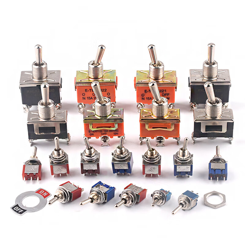 Toggle switch, twist button, rocker arm, toggle MTS-102 202 E-TEN102 2nd gear, 3rd gear E-TEN1121 3 feet, 2nd gear