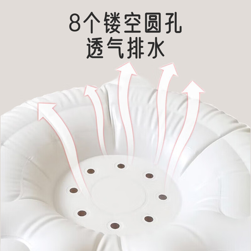 Aibo learning chair, baby learning chair, dining chair, baby inflatable learning seat sofa, olive fruit built-in air pump, double layer with enlarged backrest