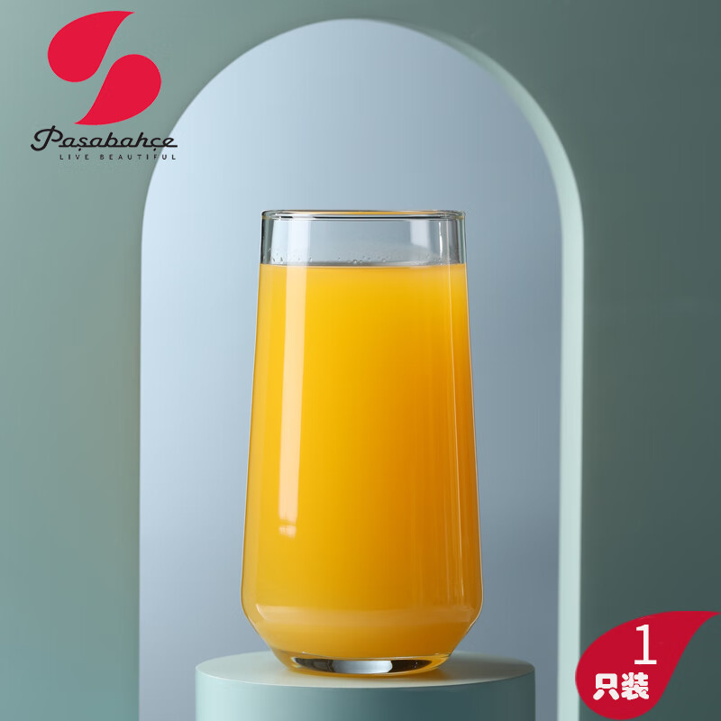 Pasha Paqi imported glass water cup beverage beer cup ice cream milk cup 470 ml 1 piece 420015-1