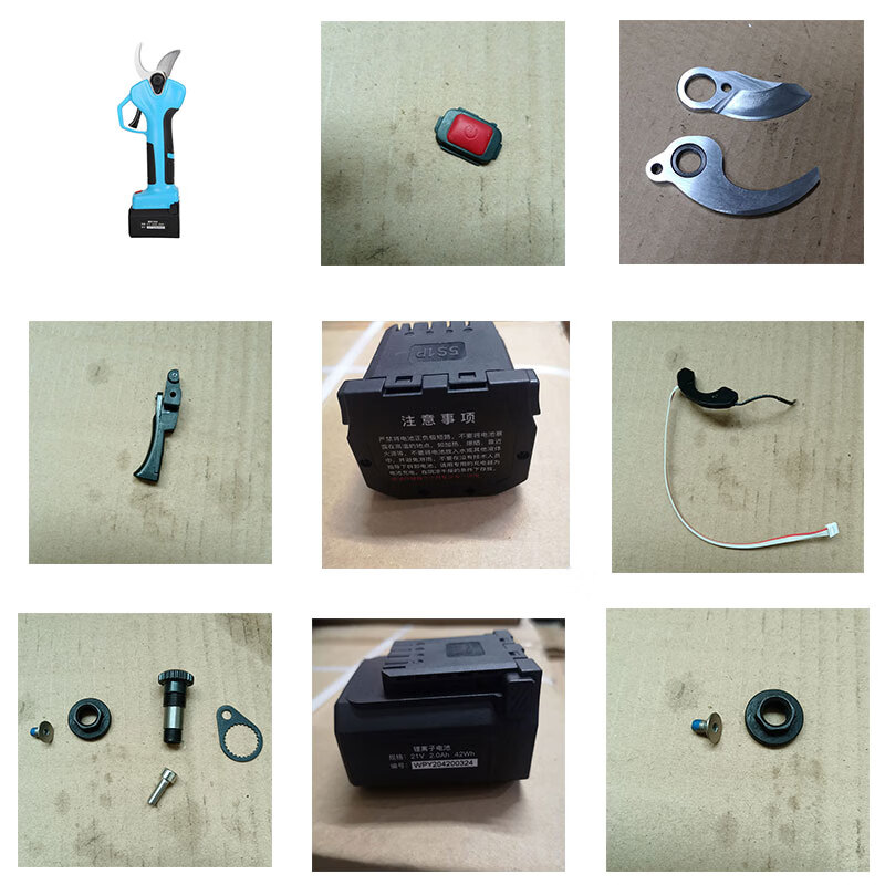 XMSJ Qiangli F27 electric shears accessories blade fruit tree pruning scissors rechargeable lithium electric scissors shaft Xingli electric shears Qiangli F27 aluminum body 1 piece