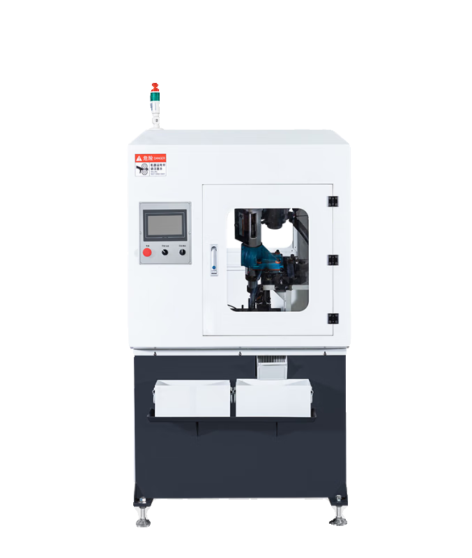 Wen Yijia fully automatic tapping machine, tapping machine, oblique vertical servo high-speed CNC automatic drilling machine, chamfering machine, oblique vertical 74 standard half cover machine