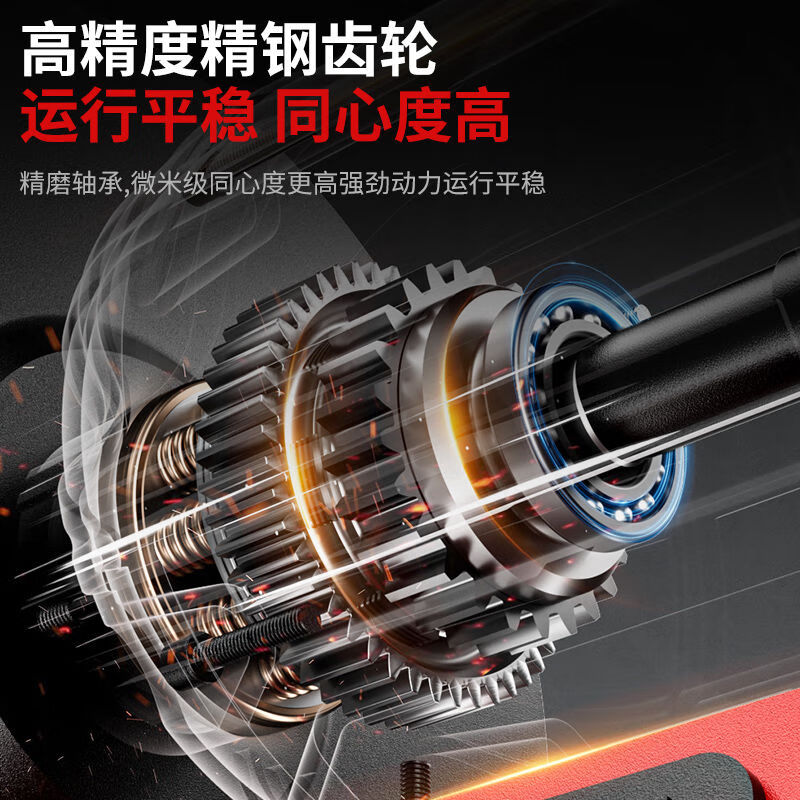 Delixi desktop grinder small electric grinder grinder special grinder household industrial grade protective cover professional upgraded 125 grinder