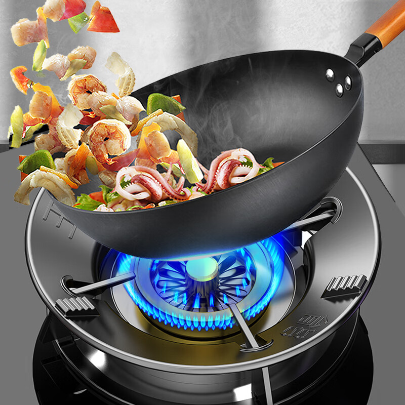 Suitable for boss gas stove anti-slip bracket, fire cover, energy-saving windshield, universal gas stove, windshield, fireproof windshield, upgraded four-claw universal (2 pieces)