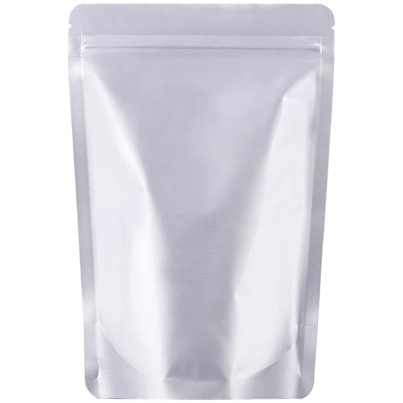 Masifu aluminum foil ziplock bag tea seal bag snack bag packaging bag self-standing sampling seal bag 18*26+4cm (50 pieces/bag)