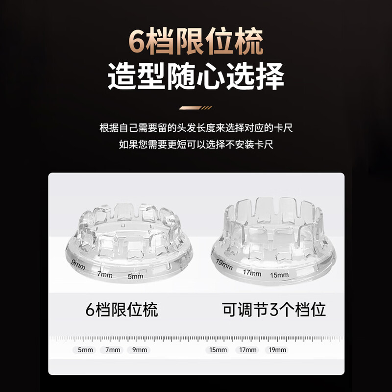 Yi'er Self-service Hair Clipper New Product Upgraded Barber Artifact Self-Hair Hair Clipper for Household Men's Shaved Head, Round Head, Full Body Washable Lazy Flying Saucer Hair Clipper YLF-109