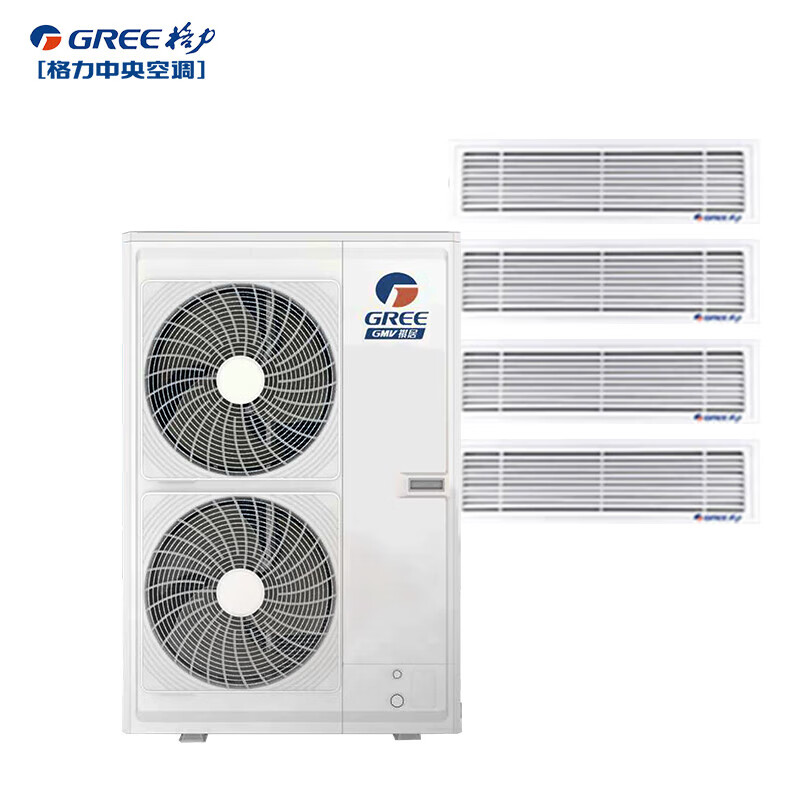 Gree central air conditioning Qiju series multi-split one to three one to four one to five one to six one to eight one to multi-family full DC variable frequency star3 commercial villa office small 6 horsepower first class energy efficiency GMV-H140WL one to five
